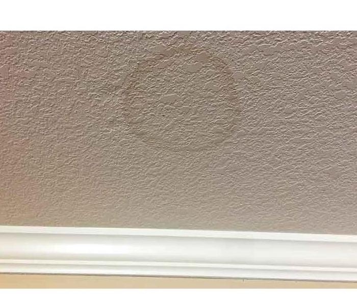 Water mark on ceiling